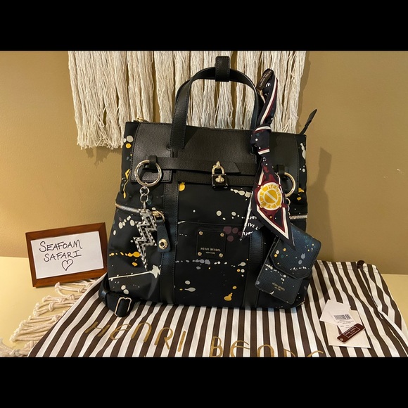 henri bendel Handbags - NWT Henri Bendel Large Splatter Jetsetter Mega Set